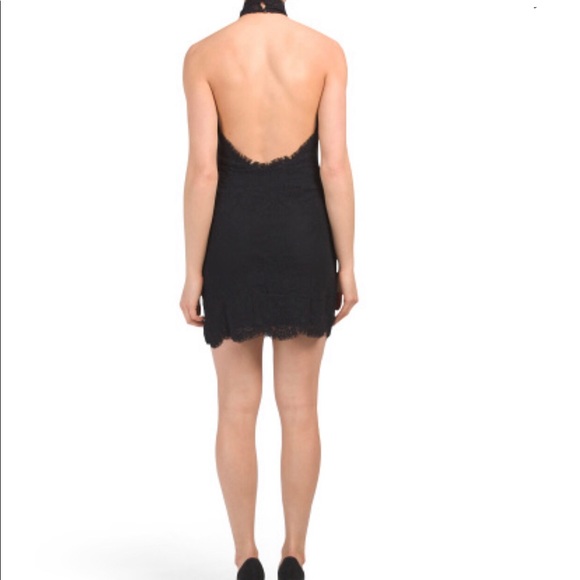 ⭐️Free People High neck Lace Halter Dress - Picture 3 of 4